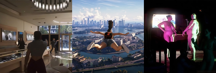 R星游戏巨作 GTA6 重大泄密 裸体小镇泳池淫趴实机画面泄曝光 黑客组织威胁继续爆料