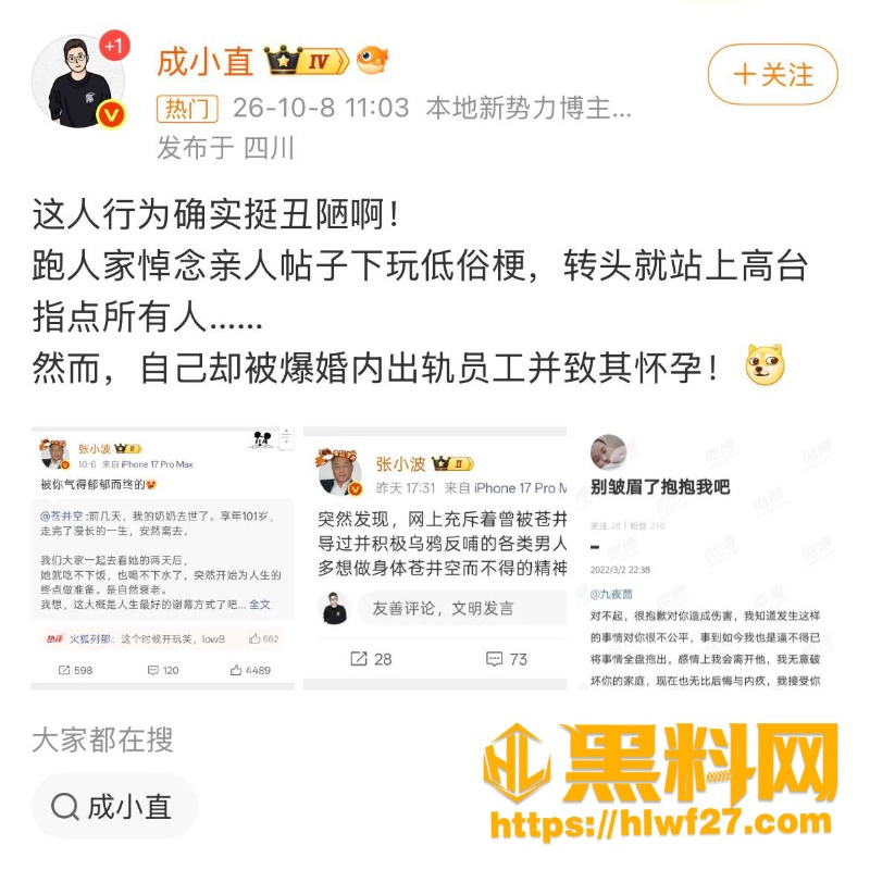 张小波婚外情翻车 1
